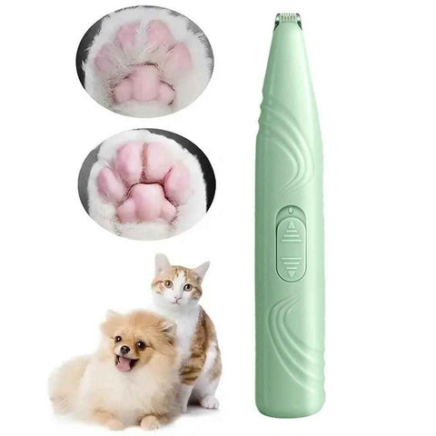 Darrahopens Pet Care > Dog Supplies > Dog Grooming Supplies Cordless Electric Pet Grooming Clippers Hair Trimmer Paw Trimmer for Dogs Cats Green