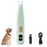 Darrahopens Pet Care > Dog Supplies > Dog Grooming Supplies Cordless LED Dual-Speed Pet Paw Trimmer for Dogs & Cats Green
