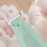 Darrahopens Pet Care > Dog Supplies > Dog Grooming Supplies Cordless LED Dual-Speed Pet Paw Trimmer for Dogs & Cats Green