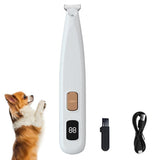 Darrahopens Pet Care > Dog Supplies > Dog Grooming Supplies Cordless LED Dual-Speed Pet Paw Trimmer for Dogs & Cats Green