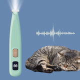 Darrahopens Pet Care > Dog Supplies > Dog Grooming Supplies Cordless LED Dual-Speed Pet Paw Trimmer for Dogs & Cats Green