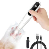 Darrahopens Pet Care > Dog Supplies > Dog Grooming Supplies Cordless Pet Paw Trimmer with LED Light Rechargeable Grooming Tool for Dog Cat Purple