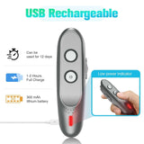 Darrahopens Pet Care > Dog Supplies > Dog Grooming Supplies Dog Barking Control Devices, Ultrasonic Dog Barking Deterrent Devices w/ 3 Frequencies Immune-Proof, USB Rechargeable Handheld Dog Training Tool Barking Behavior