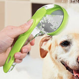 Darrahopens Pet Care > Dog Supplies > Dog Grooming Supplies Dog Wash Brush with Soap Dispenser - Long Handle & Soft Massage Head - For Efficient Coat Care