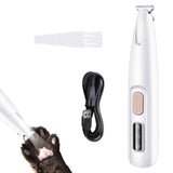 Darrahopens Pet Care > Dog Supplies > Dog Grooming Supplies Electric Pet Trimmer Multifunctional Pet Hair Clippers with LED Light Pet Grooming Tools
