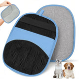 Darrahopens Pet Care > Dog Supplies > Dog Grooming Supplies Electrostatic Pet Hair Remover Gloves Reusable Pink