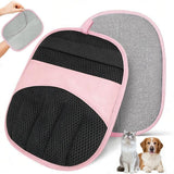 Darrahopens Pet Care > Dog Supplies > Dog Grooming Supplies Electrostatic Pet Hair Remover Gloves Reusable Pink