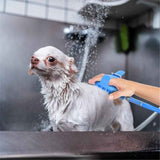 Darrahopens Pet Care > Dog Supplies > Dog Grooming Supplies Grooming Sprayer Long Hose, Indoor Shower or Outdoor Garden Compatible - Ideal for Dogs and Cats Durable Pet Shower Sprayer and Bathing Massage Brush