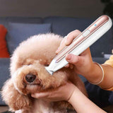 Darrahopens Pet Care > Dog Supplies > Dog Grooming Supplies Pet Dog Paw Trimmer with LED Light Cordless Electric Pet Paw Grooming Clippers for Paws Ears Face Rump