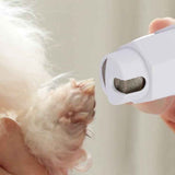 Darrahopens Pet Care > Dog Supplies > Dog Grooming Supplies Pet Electric Nail Grinder Clippers Dog Cat LED Light Grooming Trimmer White