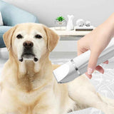 Darrahopens Pet Care > Dog Supplies > Dog Grooming Supplies Pet Grooming Kit Cat Dog Clippers Pet Hair Trimmer Electric Shaver White