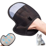 Darrahopens Pet Care > Dog Supplies > Dog Grooming Supplies Pet Hair Removal Glove - Reusable 5-Finger Electrostatic Grooming Tool