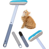 Darrahopens Pet Care > Dog Supplies > Dog Grooming Supplies Pet Hair Remover Reusable Brush for Sofa Bed Carpet