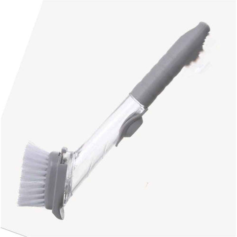 Darrahopens Pet Care > Dog Supplies > Dog Grooming Supplies Soap Dispensing Dish Brush Storage Set, Kitchen Brush for Pot Pan Sink Cleaning, Pot Washing Sponge Lazy Cleaner Household