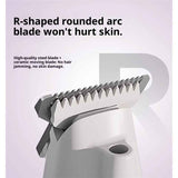 Darrahopens Pet Care > Dog Supplies > Dog Grooming Supplies Upgrade Pet Micro Precision Trimmer, Multifunctional Pet Hair Clippers for Grooming with LED Light, Low Noise Waterproof Rechargeable Pet Paw Trimmer (White Wide)