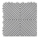 Darrahopens Pet Care > Dog Supplies > Dog Grooming Supplies VEVOR Interlocking Drainage Mat, 31 x 31 cm Modular Interlocking Cushion, 40 Pcs Splicing Drainage Mats, Non-Slip Gray PP Drainage Floor Tile and Shower Mat, for Garage, Garden, Kitchen & Outdoor