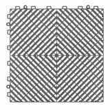 Darrahopens Pet Care > Dog Supplies > Dog Grooming Supplies VEVOR Interlocking Drainage Mat, 31 x 31 cm Modular Interlocking Cushion, 50 Pcs Splicing Drainage Mats, Non-Slip Gray PP Drainage Floor Tile and Shower Mat, for Garage, Garden, Kitchen & Outdoor
