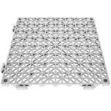 Darrahopens Pet Care > Dog Supplies > Dog Grooming Supplies VEVOR Modular Interlocking Cushion, 12 Pack 30 x 30 cm Splicing Drainage Mats, Soft PVC Interlocking Drainage Floor Tiles, Non-Slip Drainage Holes for Restroom, Bathroom, Kitchen, Pool, Wet Area, Gray