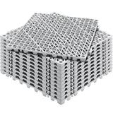 Darrahopens Pet Care > Dog Supplies > Dog Grooming Supplies VEVOR Modular Interlocking Cushion, 12 Pack 30 x 30 cm Splicing Drainage Mats, Soft PVC Interlocking Drainage Floor Tiles, Non-Slip Drainage Holes for Restroom, Bathroom, Kitchen, Pool, Wet Area, Gray