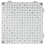 Darrahopens Pet Care > Dog Supplies > Dog Grooming Supplies VEVOR Modular Interlocking Cushion, 55 Pack 30 x 30 cm Splicing Drainage Mats, Soft PVC Interlocking Drainage Floor Tiles, Non-Slip Drainage Holes for Restroom, Bathroom, Kitchen, Pool, Wet Area, Gray