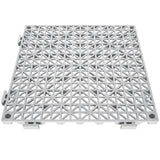 Darrahopens Pet Care > Dog Supplies > Dog Grooming Supplies VEVOR Modular Interlocking Cushion, 55 Pack 30 x 30 cm Splicing Drainage Mats, Soft PVC Interlocking Drainage Floor Tiles, Non-Slip Drainage Holes for Restroom, Bathroom, Kitchen, Pool, Wet Area, Gray