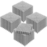 Darrahopens Pet Care > Dog Supplies > Dog Grooming Supplies VEVOR Modular Interlocking Cushion, 55 Pack 30 x 30 cm Splicing Drainage Mats, Soft PVC Interlocking Drainage Floor Tiles, Non-Slip Drainage Holes for Restroom, Bathroom, Kitchen, Pool, Wet Area, Gray