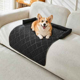Darrahopens Pet Care > Dog Supplies > Dog Kennels Cooling Pet Mat with Bolster Side Support – Scratch-Resistant, Self-Cooling, Non-Slip Base for Cats & Small to Medium Dogs, Perfect for Sofa, Floor, Car, or Outdoor Use (M, Green)