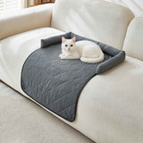 Darrahopens Pet Care > Dog Supplies > Dog Kennels Cooling Pet Mat with Bolster Side Support – Scratch-Resistant, Self-Cooling, Non-Slip Base for Cats & Small to Medium Dogs, Perfect for Sofa, Floor, Car, or Outdoor Use (M, Green)