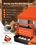 Darrahopens Pet Care > Dog Supplies > Dog Kennels VEVOR 2 Tiers Chicken Nesting Boxes, 6 Compartments, Metal Egg Laying Boxes with Protective Collection Lids, Roll Out Nesting Box, Easy to Assemble, Ideal for Hens, Ducks, Chickens, and Other Poultry
