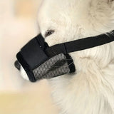 Darrahopens Pet Care > Dog Supplies > Dog Muzzles 3 Pcs Size S Black Breathable Mesh Dog Muzzle - Soft & Comfortable Guard to Prevent Biting, Allows Panting and Drinking