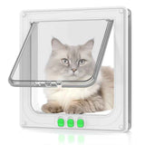 Darrahopens Pet Care > Dog Supplies > Dog Playpens & Gates 24x245cm Cat Door with Transparent Flap