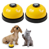 Darrahopens Pet Care > Dog Supplies > Dog Playpens & Gates 2Pcs Pet Training Bells Dog Cat Training Equipment Interactive Toys White