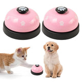Darrahopens Pet Care > Dog Supplies > Dog Playpens & Gates 2Pcs Pet Training Bells Dog Cat Training Equipment Interactive Toys White
