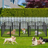 Darrahopens Pet Care > Dog Supplies > Dog Playpens & Gates 3 in 1 Dog Playpen Extra Large Dog Whelping Fence DIY Shape Garden Fence Barrier