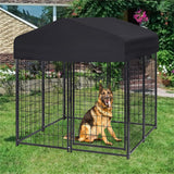 Darrahopens Pet Care > Dog Supplies > Dog Playpens & Gates Dog Playpen House Heavy Duty Large Outdoor Dog Kennel Anti-rust Metal Pet Crate