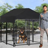 Darrahopens Pet Care > Dog Supplies > Dog Playpens & Gates Dog Playpen House Heavy Duty Large Outdoor Dog Kennel Anti-rust Metal Pet Crate