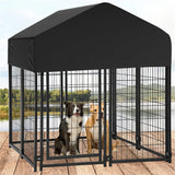 Darrahopens Pet Care > Dog Supplies > Dog Playpens & Gates Dog Playpen House Heavy Duty Large Outdoor Dog Kennel Anti-rust Metal Pet Crate