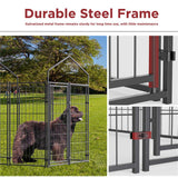 Darrahopens Pet Care > Dog Supplies > Dog Playpens & Gates Dog Playpen House Heavy Duty Large Outdoor Dog Kennel Anti-rust Metal Pet Crate