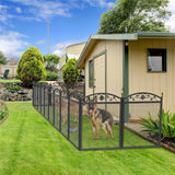 Darrahopens Pet Care > Dog Supplies > Dog Playpens & Gates Fin Heavy Duty Dog Play Pen Enclosure Whelping Cage With Fertility Mat Puppy Playpen