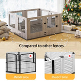 Darrahopens Pet Care > Dog Supplies > Dog Playpens & Gates Fin Xl Safest Tempered Glass Dog Whelping Pen Box Shatter-Proof Playpen Exercise Box