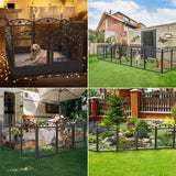 Darrahopens Pet Care > Dog Supplies > Dog Playpens & Gates HeavyDuty Metal Dog Playpen w/ Waterproof Border