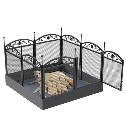 Darrahopens Pet Care > Dog Supplies > Dog Playpens & Gates HeavyDuty Metal Dog Playpen w/ Waterproof Border