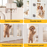 Darrahopens Pet Care > Dog Supplies > Dog Playpens & Gates i.Pet Dog Pet Playpen 10 Panels Clear PET Plastic 152x100x57cm for Puppy Exercise In Australia - Darrahopens