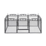 Darrahopens Pet Care > Dog Supplies > Dog Playpens & Gates i.Pet Pet Dog Playpen Heavy-Duty Enclosure Multi-Configuration Indoor Outdoor Black