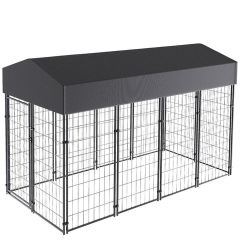 Darrahopens Pet Care > Dog Supplies > Dog Playpens & Gates Jumbo Outdoor Dog Kennel Heavy Duty Pet Playpen Pre-galvanized Animal Cage Fence