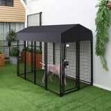 Darrahopens Pet Care > Dog Supplies > Dog Playpens & Gates Jumbo Outdoor Dog Kennel Heavy Duty Pet Playpen Pre-galvanized Animal Cage Fence