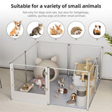 Darrahopens Pet Care > Dog Supplies > Dog Playpens & Gates Versatile Sleek Thick Acrylic Pet Playpen Dog Puppies Run Kennel Rabbit Play Pen