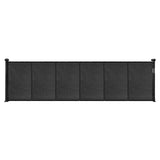 Darrahopens Pet Care > Dog Supplies > Dog Playpens & Gates VEVOR Retractable Baby Gate, 870 mm Tall, Extends up to 2800 mm Wide, Retractable Gate for Kids or Pets, Mesh Material, Easy to Install for Indoor Stairs, Doorways, Hallways, Playrooms, Black