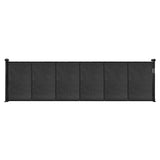 Darrahopens Pet Care > Dog Supplies > Dog Playpens & Gates VEVOR Retractable Baby Gate, 870 mm Tall, Extends up to 2800 mm Wide, Retractable Gate for Kids or Pets, Mesh Material, Easy to Install for Indoor Stairs, Doorways, Hallways, Playrooms, Black