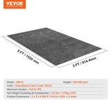 Darrahopens Pet Care > Dog Supplies > Dog Playpens & Gates VEVOR Waterproof Garage Floor Mat for Under Car, 914.4x1524 MM Compact Size Heavy Duty Containment Mat with Strong Grip, Protects Garage Floor from Water, Mud and Oil, For Garages,Greenhouses,Entrance